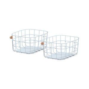 Modern Black Iron Wire Storage Basket Stackable Metal Hanging Organizer Bin For <b>Kitchen</b> <b>Pantry</b> <b>Cabinets</b> & Home Organization - Product Image 4