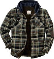 Veste en polaire à carreaux personnalisée pour homme Boomletcorp, capuche en toile, respirante, coupe-vent, séchage rapide, confortable, de haute qualité, pour l'hiver