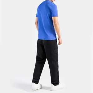 เสื้อยืดสตรีทแฟชั่นสำหรับผู้ชายเสื้อยืดฟิตเนสเข้ายิมผ้าคอตตอน100% สีพื้นออกแบบได้ตามต้องการ - Product Image 6