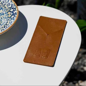 Porte-Couverts de Luxe Pliable en Cuir Véritable Fait Main Rustique et Écologique pour Restaurant, Organisateur de Vaisselle Durable LCH-0044 - Product Image 1