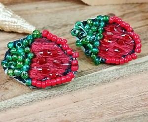 Pendientes bordados personalizados con múltiples cuentas, joyería festiva para mujer al mejor precio, pendientes con cuentas. - Product Image 6