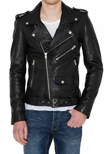 Premium Leather <b>Soft</b> Polyester Zipper Closure Adjustable Cuff New Design Windproof Fashionable <b>Jacket</b> for <b>Mens</b> - Product Image 4