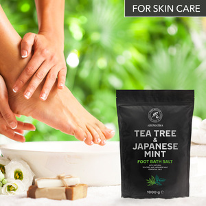 Aromatika Tea Tree & Japanese Mint Sel Marin Naturel en Cristaux pour Bain de Pieds 1000g Rafraîchissant Anti-Odeur Sachet Doypack - Product Image 5