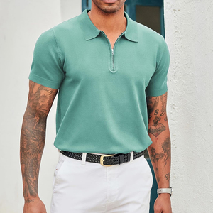 Mens <b>Polo</b> T <b>Shirt</b> Cotton Fabric Short Sleeve Embroidered Custom Logo Printing Luxury Classic Cotton <b>Polo</b> - Product Image 3