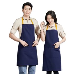 custom logo men's women's unisex kitchen restaurant cafe <b>BBQ</b> painting uniform professional adjustable chef <b>apron</b> cooking <b>aprons</b> - Product Image 1