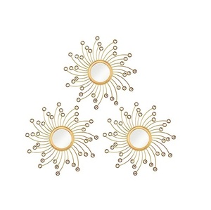 Quality Metal Wall <b>Mirror</b> In <b>Gold</b> Plated Latest Wall <b>Mirror</b> For Home Decoration New Metal Wall <b>Mirror</b> In Wholesale Price - Product Image 6