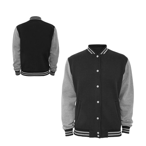 Vestes Letterman pour hommes de qualité supérieure avec options personnalisables Col montant et placement du logo avant - Product Image 4