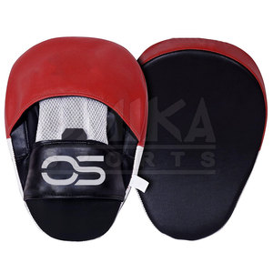Coussinets de mise au point unisexe grande taille avec logo personnalisé OEM équipement de sécurité respirant en cuir de vachette pour boxe adulte - Product Image 1