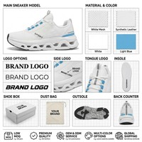 Chaussures de course respirantes et légères personnalisables avec logo de marque, doublure en mesh, pour hommes et femmes, chaussures d'entraînement d'extérieur, usine d'origine