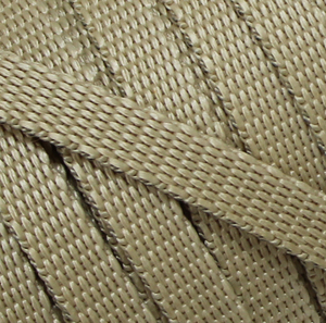 Sangle en fibre Jacquard Vectran haute ténacité blanche de 1 mm pour vêtements, modèle TW VW101 - Product Image 3