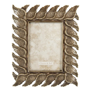 กรอบรูปวินเทจทรงไม่สมมาตรเรียบง่ายสำหรับตกแต่งโต๊ะบ้าน กรอบอะลูมิเนียมสีทอง - Product Image 3