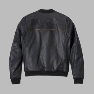 VESTE EN CUIR THE CITIZEN BOMBER POUR HOMME - Product Image 2