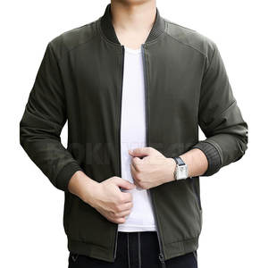 Chaqueta de bombardero transpirable hecha a medida para hombres, chaqueta de invierno de bombardero de manga larga para hombres superventas - Product Image 2