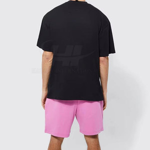Meilleur prix, faible MOQ, t-shirts oversize 100% coton pour hommes, streetwear, manches courtes, respirants, séchage rapide - Product Image 3