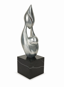 Sculpture en aluminium Art moderne en métal pour la décoration de la maison et du bureau - Product Image 2