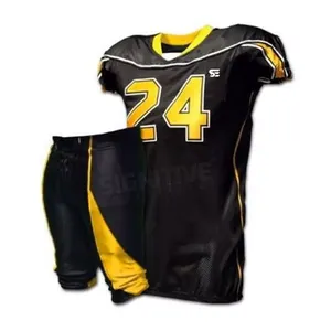 Uniforme de fútbol americano al por mayor de alta calidad Uniforme de fútbol americano de precio barato de fabricante alto - Product Image 4