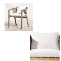 Meubles chaises de restaurant avec chaise en rotin pour chaise d'extérieur meubles en rotin