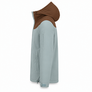 Custom <b>Men</b> Hooded Windbreaker <b>Jacket</b> Polyester Water Resistant Color Block Lightweight Outdoor <b>Utility</b> OEM ODM Wholesale Factory - Product Image 5