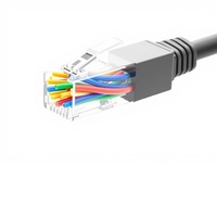 4-Pasang Kabel UTP Cat5E Putih 300MHz 305m dengan Logo Kustom Model HNL25-LANCAT5E VN Asli untuk LAN & Komunikasi Hemat Biaya