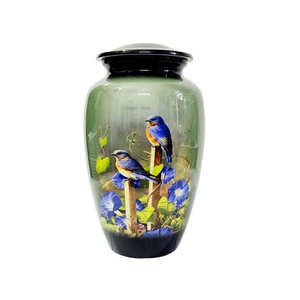 Customized Handmade Printed Metal Cremation Urn for Adult Ashes Funeral <b>Memorial</b> Supplies - Product Image 4