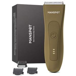 Kit de tondeuse électrique pour poils du pubis avec lame en céramique - Product Image 1