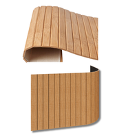 Paneles de Pared Acústicos 3D de Madera Sólida, Clásicos y Modernos, para Diseño de Interiores, Paneles Decorativos Duraderos para Hogar, Oficina y Baño
