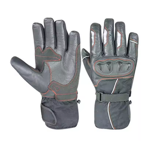 Gants de moto en cuir unisexe de haute qualité couleur d'hiver personnalisée conception tendance prix Offre Spéciale fabriqués au Pakistan - Product Image 5