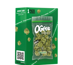 Ogeez Chocolate Crispy (Kandy Kookies) con Flor de Cáñamo - Product Image 2