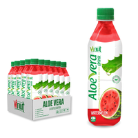 Aloë Vera Watermeloen Sap Drink 500ml Met Vruchtvlees VINUT Vietnam Fabrikant Groothandel Beste Prijs Private Label Drank