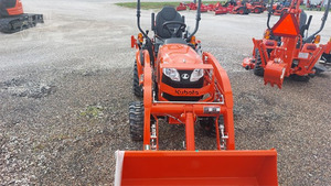For BX23S 4WD Wheel Tractor with Backhoe and Front Loader Red Garden Tractor Multifunctional 25HP Gear Drive - Product Image 2