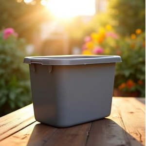 Really Useful Box 23L Nestable <b>Storage</b> Box Grey - Product Image 3