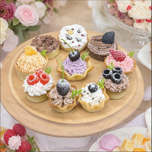 Faux Raspberry Cupcake Decoración Prop para Cake Styling Food Fotografía y Social <span class=keywords><strong>Media</strong></span> Content Marketing Visual Display - Product Image 4