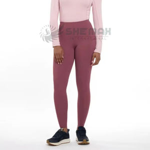 Pantalones de equitación para mujer, ropa de competición de entrenamiento, ajuste relajado, estiramiento flexible en cuatro direcciones, estilo profesional, uso en las cuatro estaciones - Product Image 1
