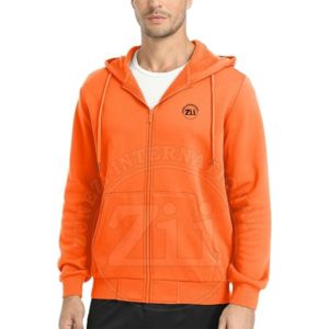 Ensemble sweat à capuche et pantalon de survêtement pour homme, couleur unie, manches longues, 100 % coton molletonné, respirant, séchage rapide, brodé - Product Image 2