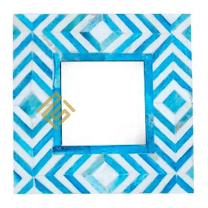 Article artisanal indien cadre photo photo conceptions personnalisées corne os produit résine corne os article prix de gros de haute qualité - Product Image 3