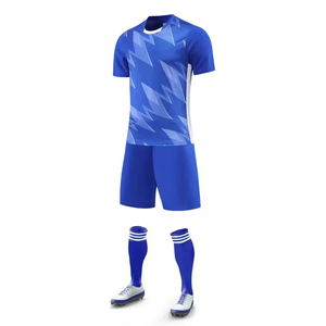 Conjunto de Camiseta de Fútbol para Adultos de Alta Calidad, Impresión por Transferencia de Calor, 100% Poliéster, Nombre del Equipo Personalizado, Uniformes de Fútbol de Alto Rendimiento - Product Image 6