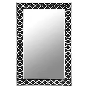 Hand-Crafted Bone and MOP Inlay <b>Wall</b> <b>Mirror</b> Resin-Inlaid Bone Chipset in Multiple Custom Colors for Decorative Purpose - Product Image 6