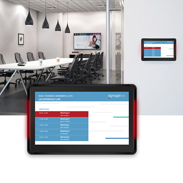 8 10.1 13.3 15.6 Inch NFC RFID Touch Screen Display VESA PC Booking System Android Digital Signage POE Meeting Room Tablet