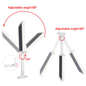 Mono kristalline Silizium-Solar wand leuchten IP65 Wasserdicht 4 Modi Bewegungs sensor 88LED 1300lm Straßen laterne mit Mast - Product Image 3