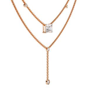 18K Gold Ladies <b>Necklace</b> with Lab Grown Diamond Beautiful Accessory - Product Image 4