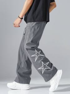 Pantalones de chándal holgados de forro polar para hombre, suaves y cálidos para invierno, de ajuste holgado, informales, para gimnasio, entrenamiento, correr, ropa de calle y descanso. - Product Image 3