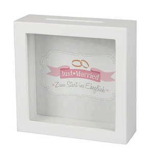 Cadre photo tirelire pour jeunes mariés - Product Image 1