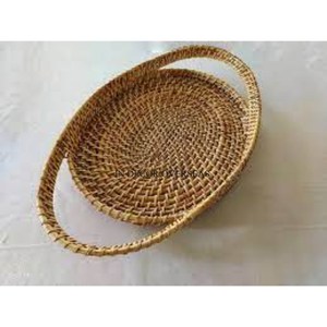 ถาดเสิร์ฟอาหารทำจากหวายทรงกลมเครื่องครัวโรงแรมและภัตตาคาร - Product Image 5