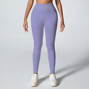 Nueva llegada precio al por mayor levantamiento de glúteos cintura alta entrenamiento deportes Fitness mujeres Yoga Leggings hechos por Hager Impex - Product Image 3
