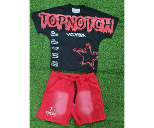 Unisex Custom Summer Streetwear Soft Cotton Terry <b>T</b> <b>Shirt</b> <b>and</b> <b>Shorts</b> Matching <b>Set</b> Casual Print Style OEM ODM Factory Supply - Product Image 5
