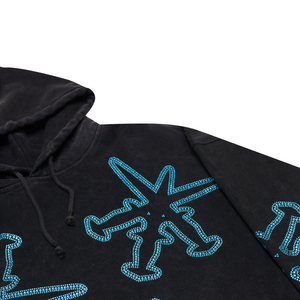 เสื้อมีฮู้ดสำหรับผู้ชายเสื้อฮู้ดพลอยเทียมติดโลโก้ได้ตามต้องการ - Product Image 4