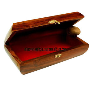 Premium Stylish <b>Wooden</b> Tissue <b>Box</b> Cover with Hand-<b>Carved</b> Design Functional Decorative Holder for Bathroom Vanity or Washroom Use - Product Image 3