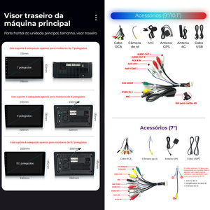 Autoradio de navigation MEKEDE Android M150CP avec écran 7 pouces, 9 pouces, 10 pouces, grande <span class=keywords><strong>promotion</strong></span>, gros rabais - Product Image 3