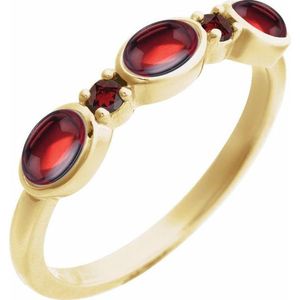 Anillo con Acentos Stuller 72478:101P, Oro Amarillo de 14K, Platino, Diamante de Corte Ovalado, Bañado en Rodio, Ideal para Uso Diario, Promises - Product Image 1
