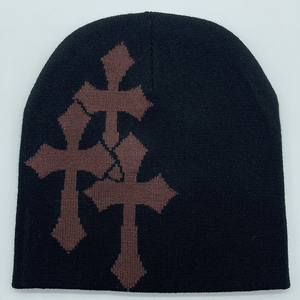Chapeau en tricot 100% acrylique de haute qualité OEM, imprimé sur mesure, bonnet d'hiver chaud, logo personnalisé, bonnets disponibles en plusieurs couleurs - Product Image 2